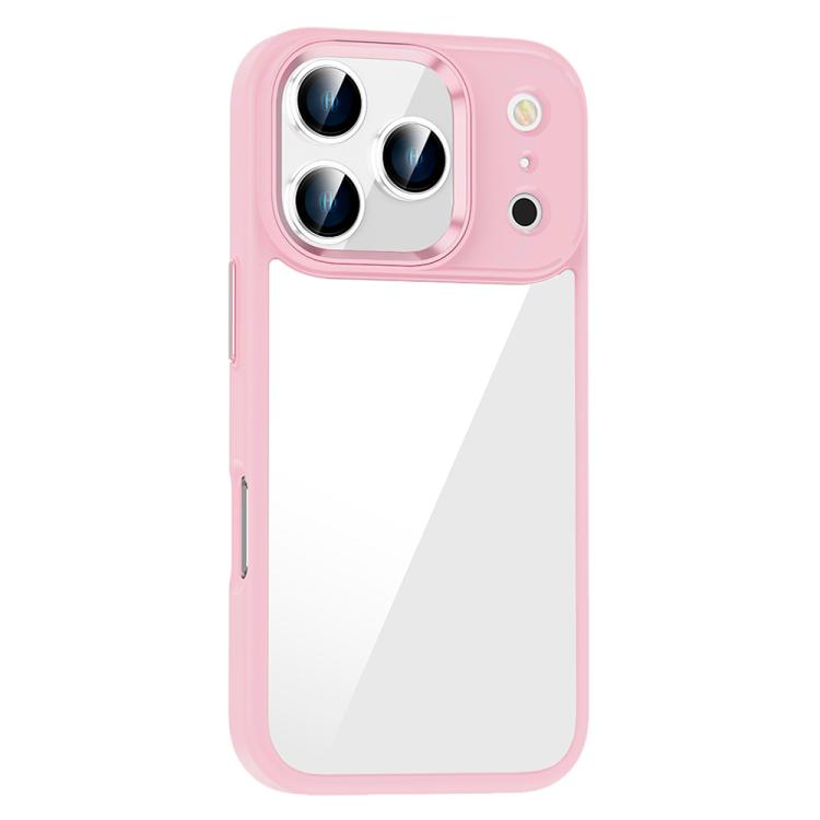 For iPhone 17 Pro Anti-fingerprint Highly Transparent PC Phone Case(Pink)