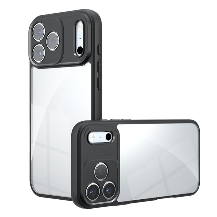 For iPhone 17 Pro Armor Precise Hole PC Hybrid TPU Phone Case(Transparent)