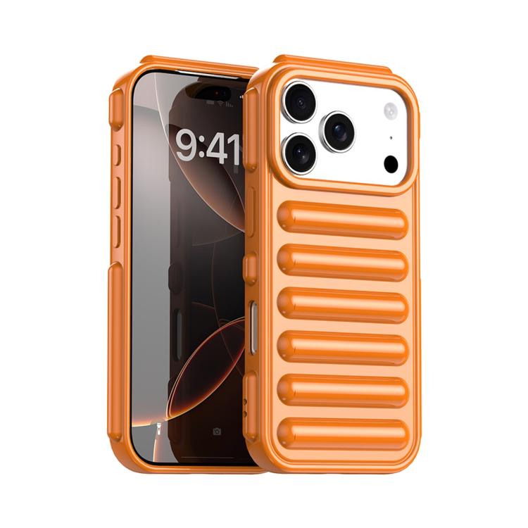 For iPhone 17 Pro Capsule Series Candy Color TPU Phone Case(Orange)