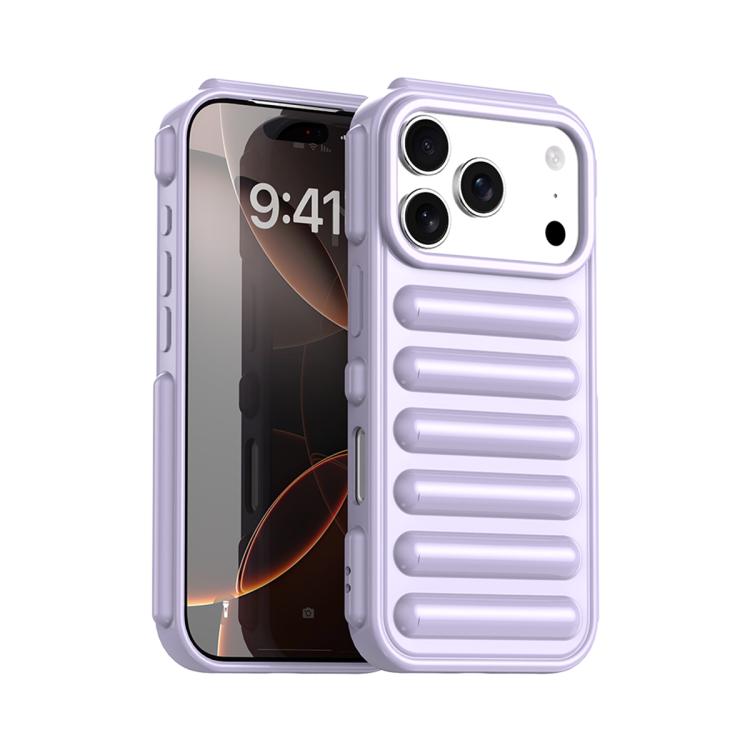 For iPhone 17 Pro Capsule Series Candy Color TPU Phone Case(Purple)