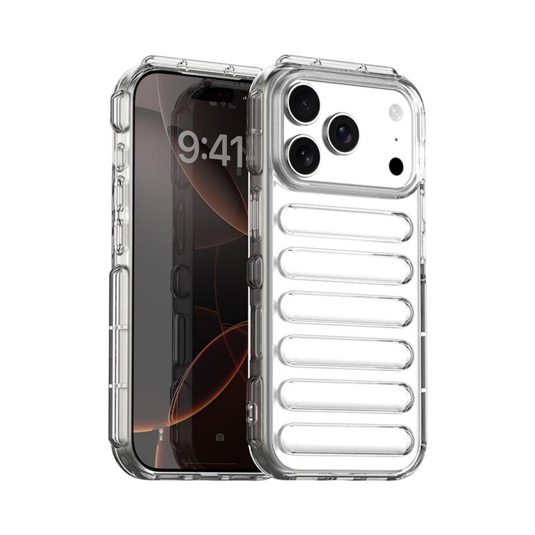 For iPhone 17 Pro Capsule Series Candy Color TPU Phone Case(Transparent)