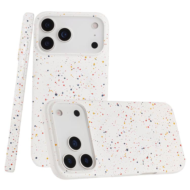 For iPhone 17 Pro Colorful Inkjet Magnetic MagSafe PC Phone Case(White)