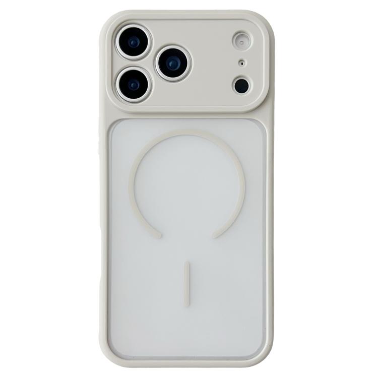 For iPhone 17 Pro Cooling Skin Feel Magnetic Phone Case(White)