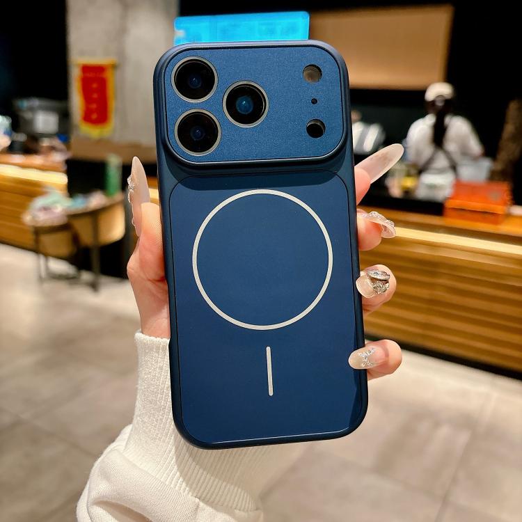 For iPhone 17 Pro Dunjia Organic Silicone MagSafe Shockproof Phone Case(Blue)