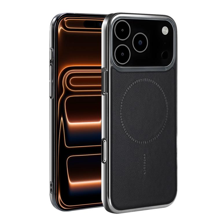 For iPhone 17 Pro Electroplated Magnetic Series Ultra-Thin Shockproof Phone Case(Green)