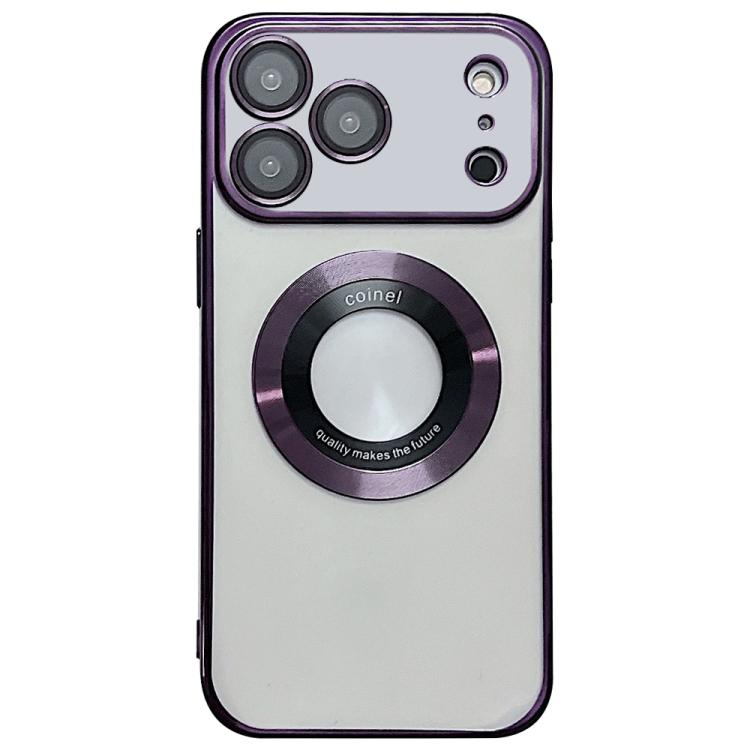 For iPhone 17 Pro Electroplating Magsafe TPU Phone Case(Purple)