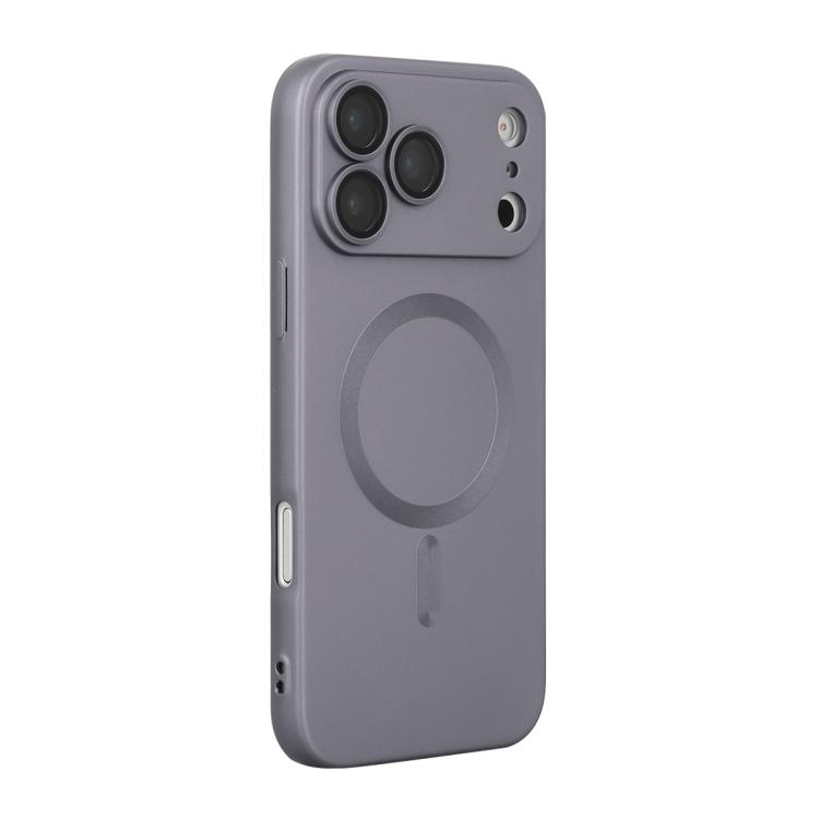 For iPhone 17 Pro ENKAY MagSafe Matte TPU Phone Case with Lens Film(Dark Grey)