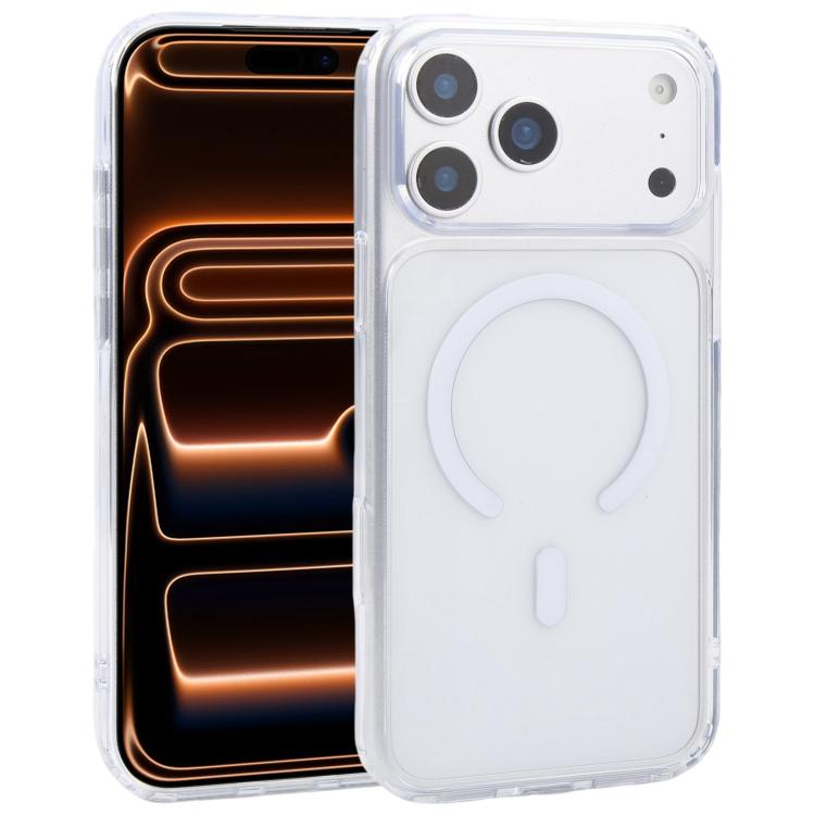 For iPhone 17 Pro GEBEI Jazz Series MagSafe Clear Acrylic Phone Case(Transparent)
