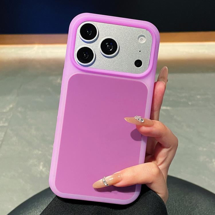 For iPhone 17 Pro Ice Cream Skin Feel Liquid Silicone Phone Case(Light Purple)