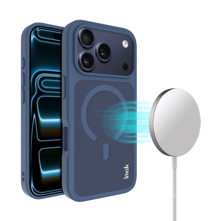 For iPhone 17 Pro imak UX-9C Series Magnetic Shockproof PC + TPU Phone Case(Dark Blue)
