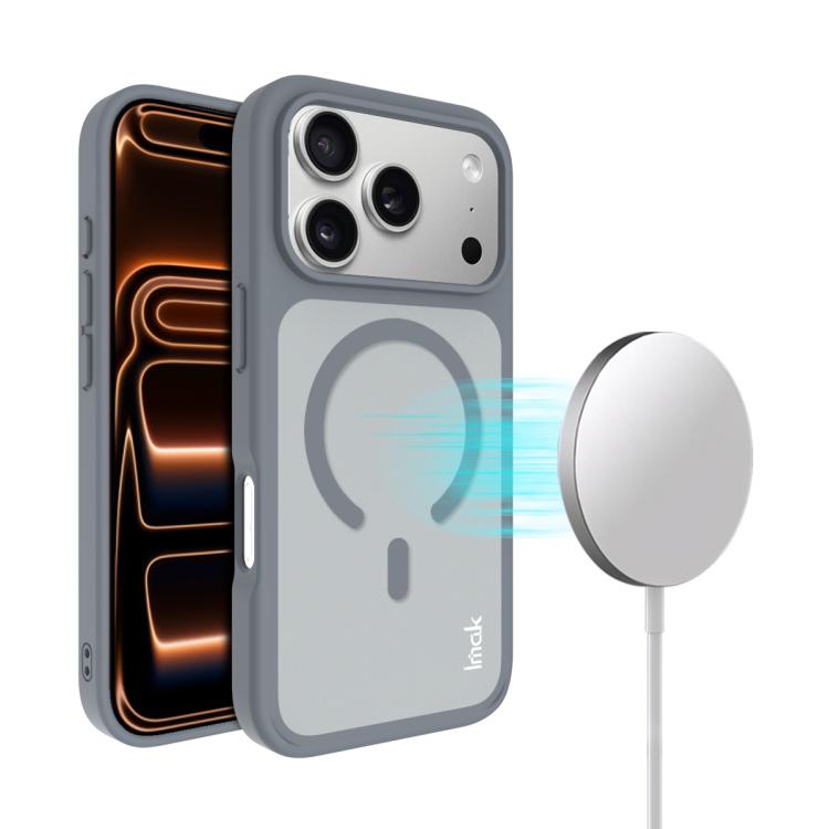 For iPhone 17 Pro imak UX-9C Series Magnetic Shockproof PC + TPU Phone Case(Gray)