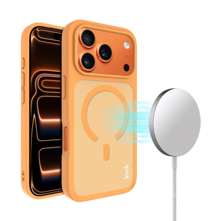 For iPhone 17 Pro imak UX-9C Series Magnetic Shockproof PC + TPU Phone Case(Orange)