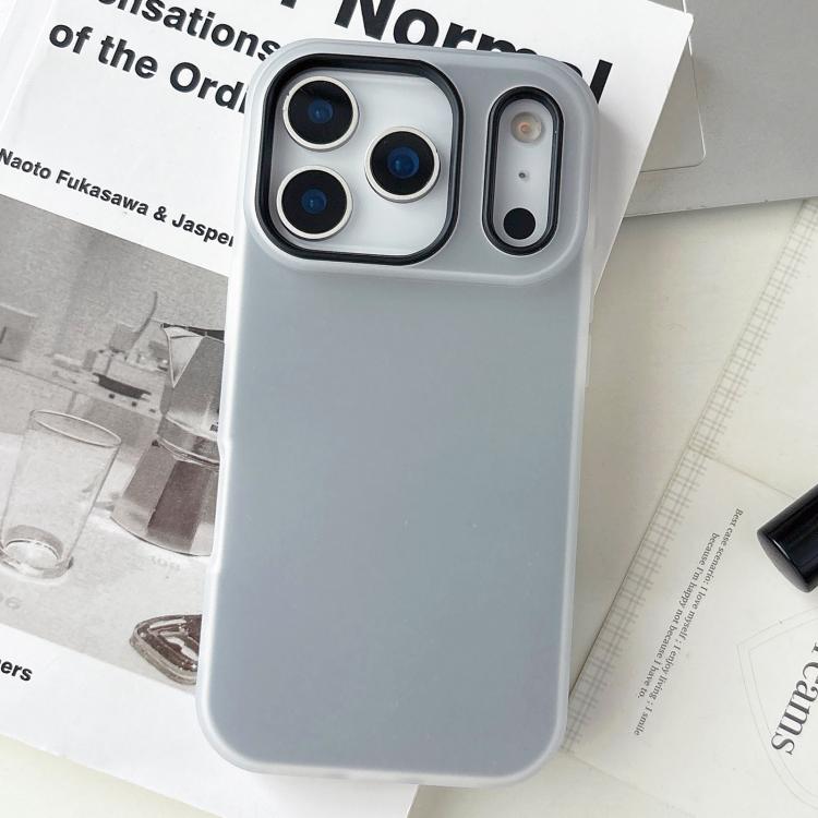 For iPhone 17 Pro Jelly Color Matte Feel PC Hybrid TPU Phone Case(Black)