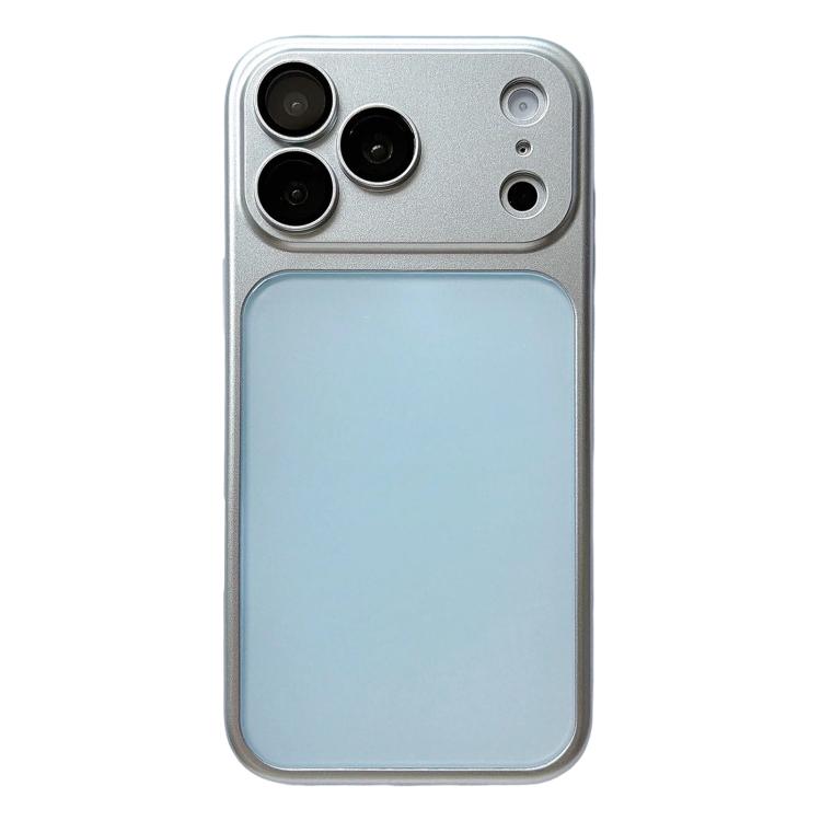 For iPhone 17 Pro Laser Colorful PC + TPU Shockproof Phone Case(Light Blue)