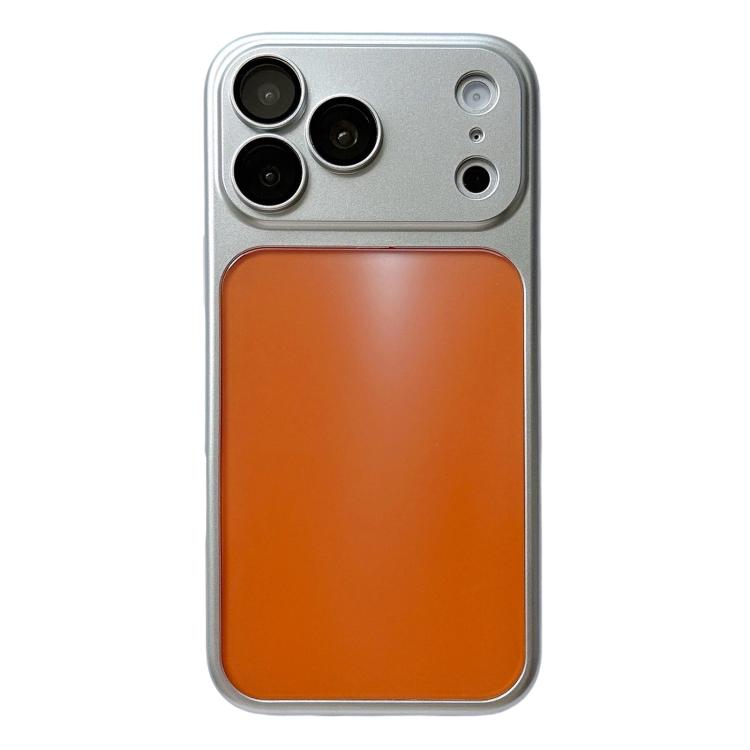 For iPhone 17 Pro Laser Colorful PC + TPU Shockproof Phone Case(Orange)