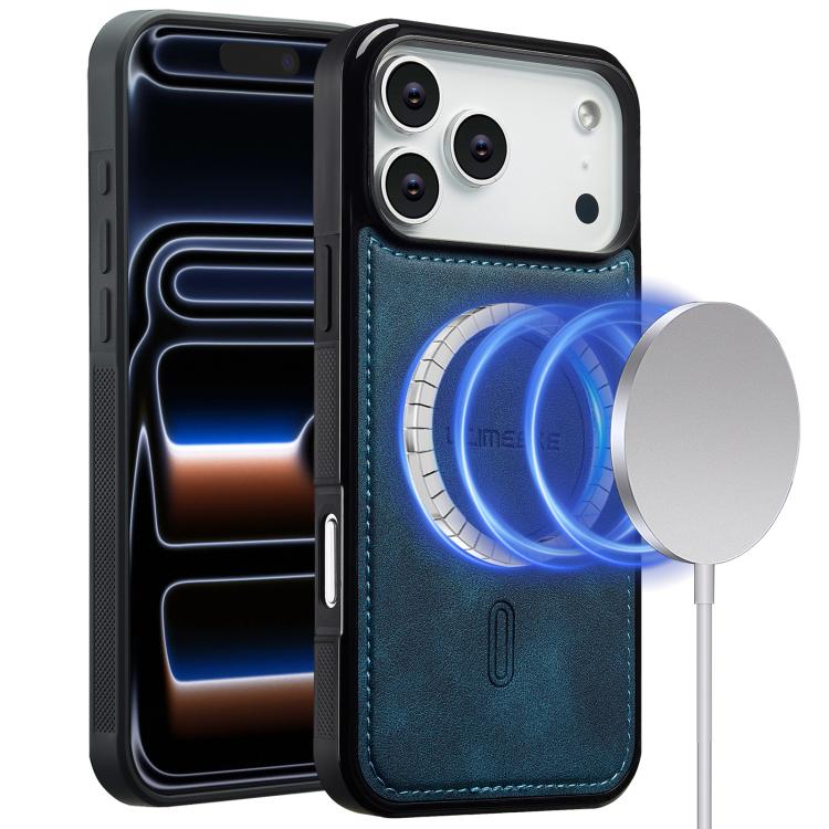 For iPhone 17 Pro LC.IMEEKE L6 Series MagSafe Magnetic Phone Case(Blue)