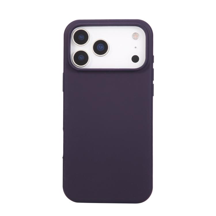 For iPhone 17 Pro Liquid Silicone Phone Case(Berry Purple)