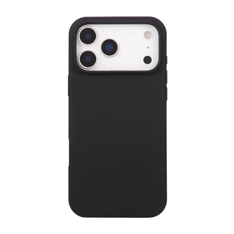 For iPhone 17 Pro Liquid Silicone Phone Case(Black)