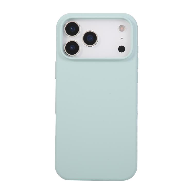 For iPhone 17 Pro Liquid Silicone Phone Case(Emerald Green)