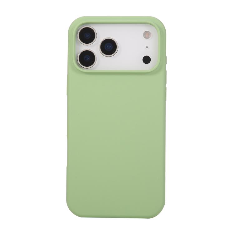 For iPhone 17 Pro Liquid Silicone Phone Case(Matcha Green)