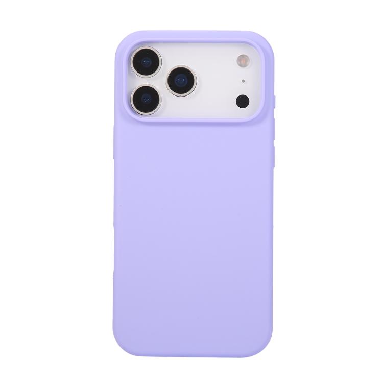 For iPhone 17 Pro Liquid Silicone Phone Case(Purple)
