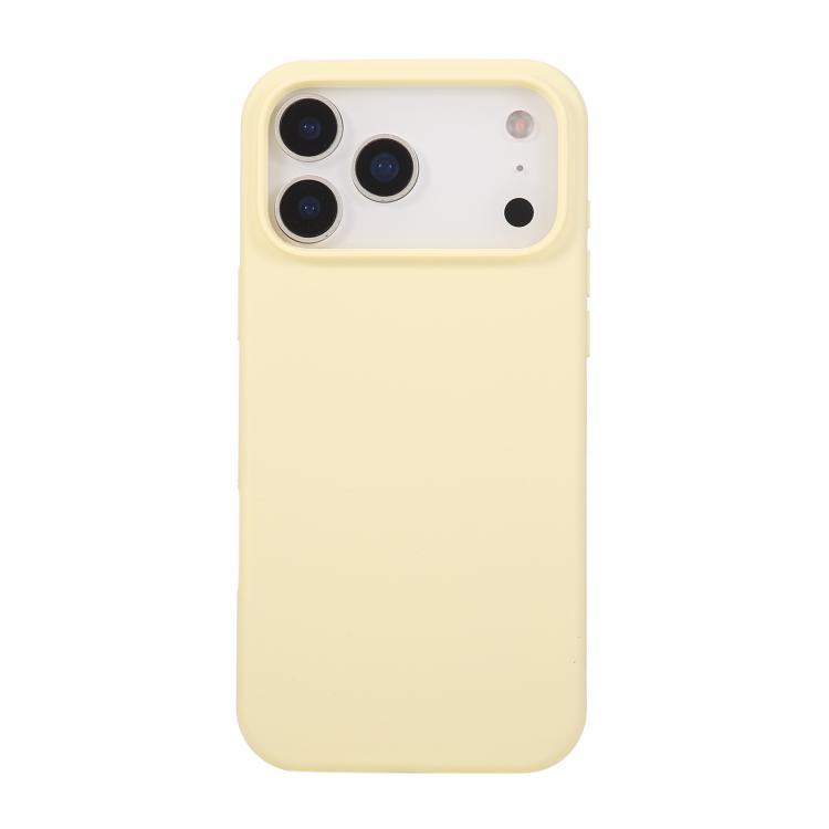 For iPhone 17 Pro Liquid Silicone Phone Case(Yolk)