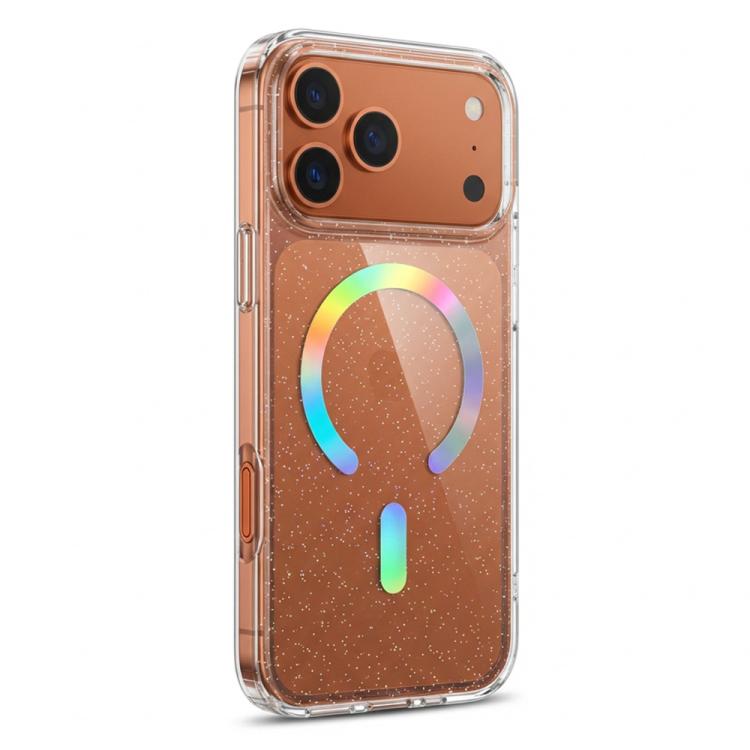 For iPhone 17 Pro Max Glitter Magnetic TPU Phone Case(Colorful)