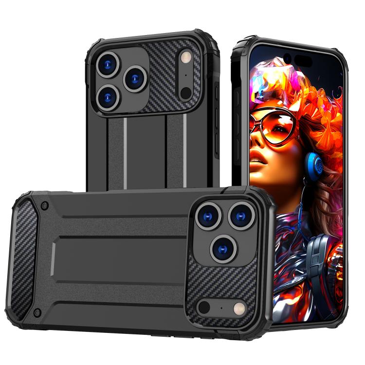 For iPhone 17 Pro Max Magic Armor TPU Phone Case(Black)