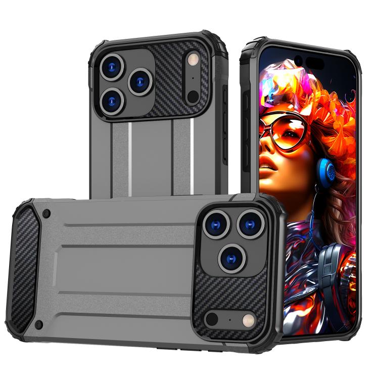 For iPhone 17 Pro Max Magic Armor TPU Phone Case(Grey)