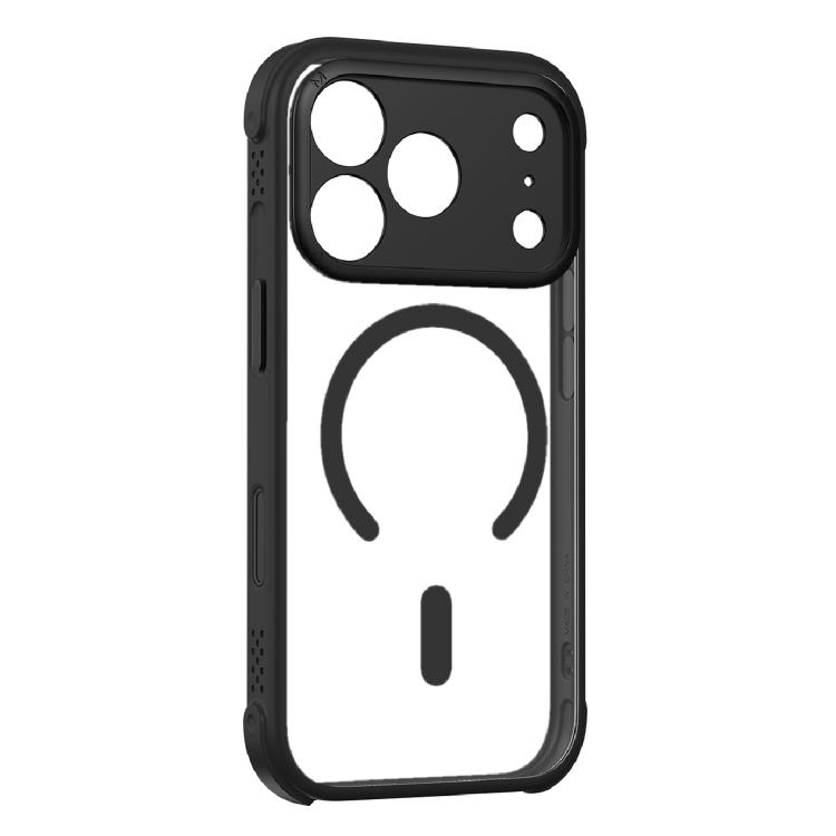 For iPhone 17 Pro MOMAX Airbag Shockproof MagSafe Phone Case(Black)