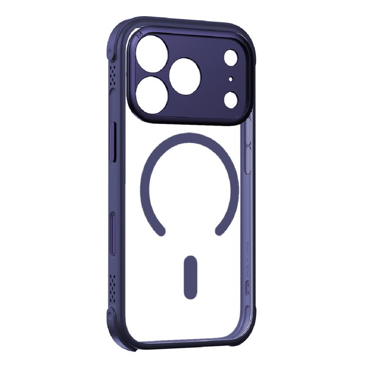 For iPhone 17 Pro MOMAX Airbag Shockproof MagSafe Phone Case(Blue)