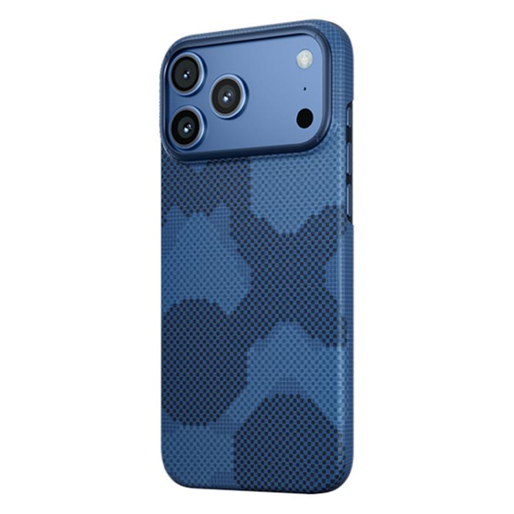 For iPhone 17 Pro MOMAX Aramid Fiber Ultra-thin MagSafe Phone Case(Blue)
