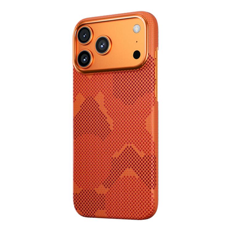 For iPhone 17 Pro MOMAX Aramid Fiber Ultra-thin MagSafe Phone Case(Orange)