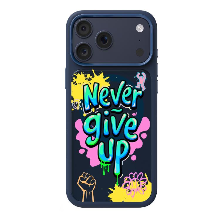 For iPhone 17 Pro Mutural Graffiti Series Magnetic Phone Case(Never Give Up)