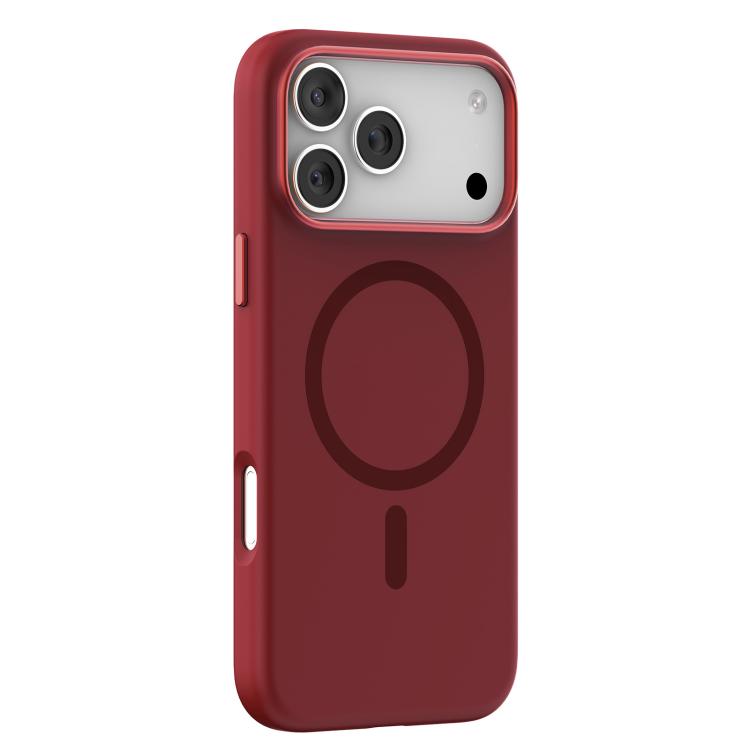 For iPhone 17 Pro Mutural Karen Series Liquid Silicone MagSafe Phone Case(Red)