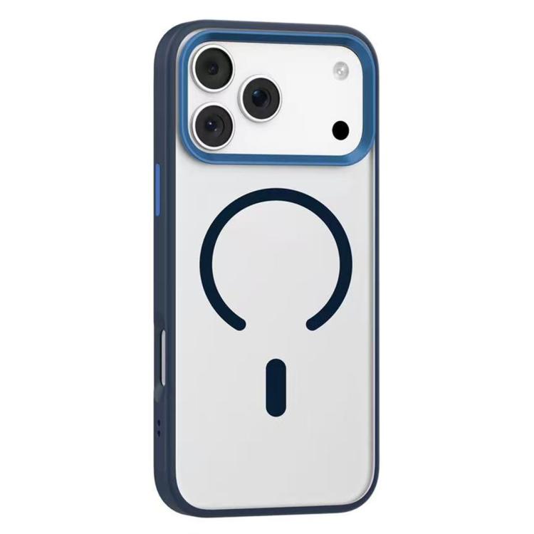 For iPhone 17 Pro Mutural Mist MagSafe Series Magnetic PC Hybrid TPU Phone Case(Deep Blue)