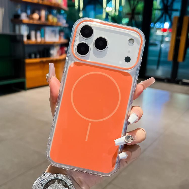 For iPhone 17 Pro Official Color Element Magsafe Phone Case(Orange)