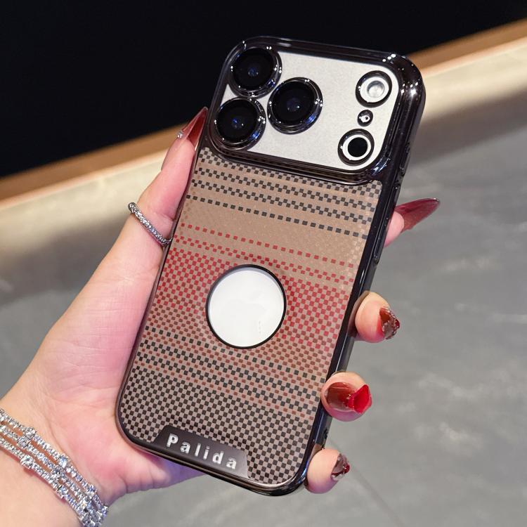 For iPhone 17 Pro Palida Electroplated Kevlar Texture Shockproof Phone Case(Dusk)