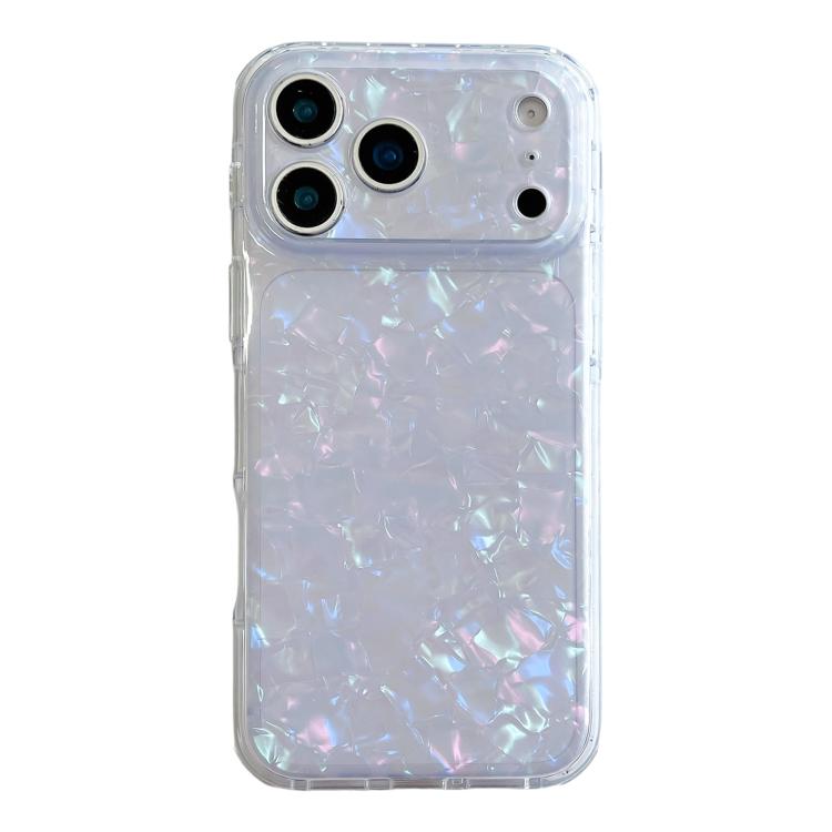 For iPhone 17 Pro Shell Texture IMD Acrylic TPU Phone Case(Light Purple)