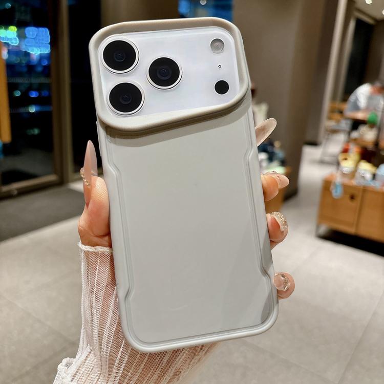 For iPhone 17 Pro Slim Waist Design Soft TPU Shockproof Phone Case(Grey)