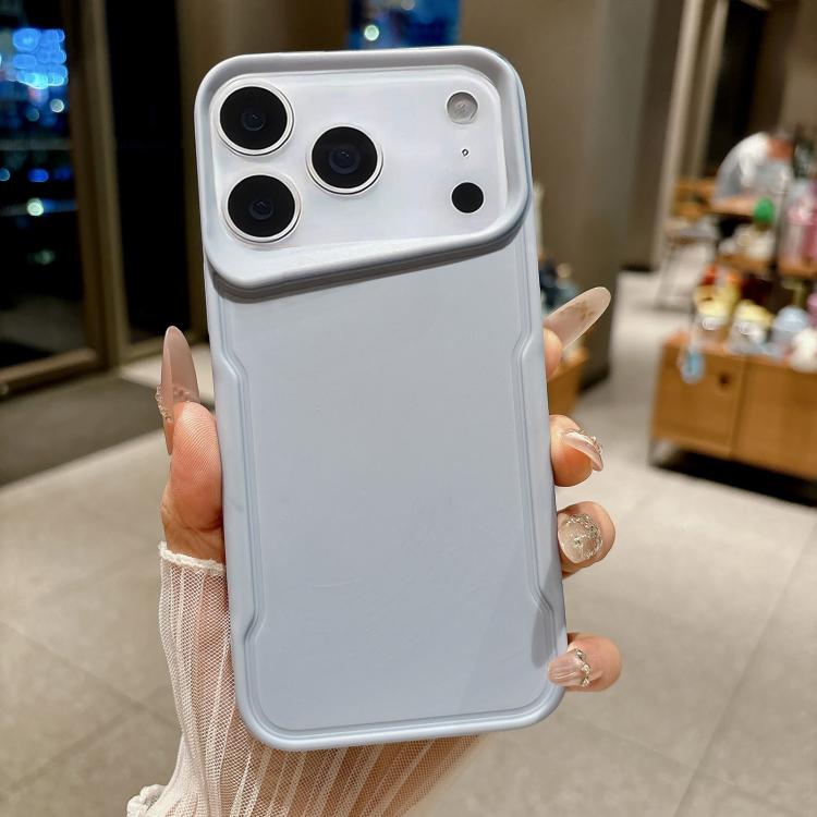 For iPhone 17 Pro Slim Waist Design Soft TPU Shockproof Phone Case(Sierra Blue)