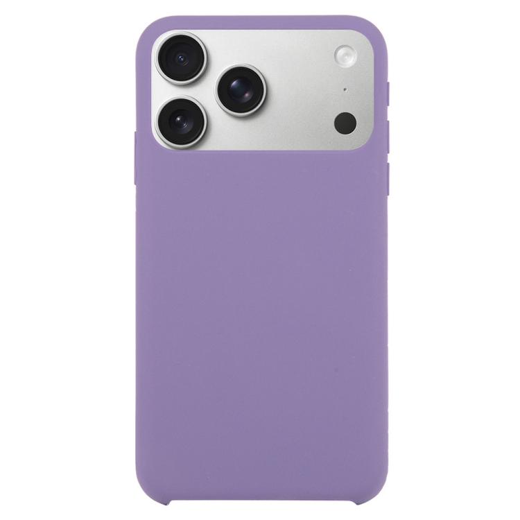 For iPhone 17 Pro Solid Silicone Phone Case(Purple)