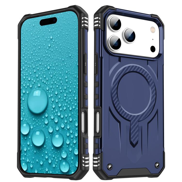 For iPhone 17 Pro Straship MagSafe TPU Hybrid PC Phone Case(Blue)