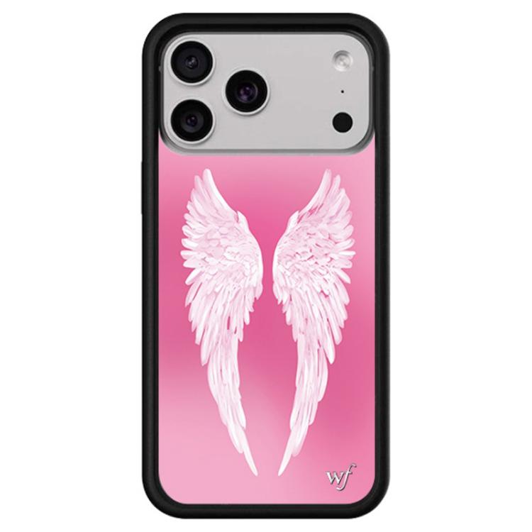 For iPhone 17 Pro WildFlow Fairy Tales Series Pattern Phone Case(Angel Wings)
