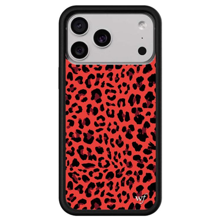 For iPhone 17 Pro WildFlow Stars Series Pattern Phone Case(Blazing Leopard Print)