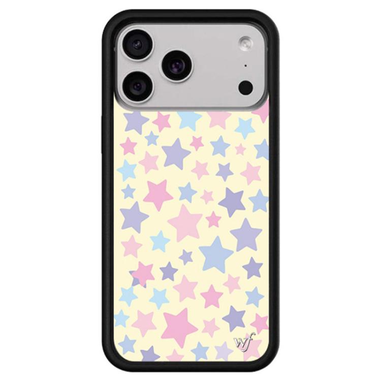 For iPhone 17 Pro WildFlow Stars Series Pattern Phone Case(Colorful Stars)