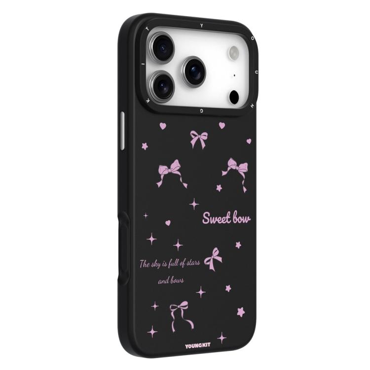For iPhone 17 Pro YOUNGKIT Sweetheart Story Series Magnetic IMD TPU Phone Case(Butterfly Dance)