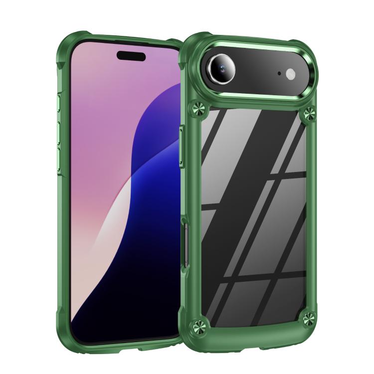 For iPhone Air TPU + PC Lens Protection Phone Case(Green)