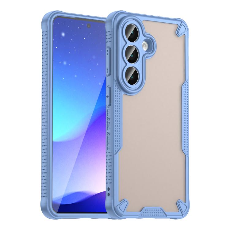 For Samsung Galaxy S26 5G Armor Glaze PC Hybrid TPU Phone Case(Blue)