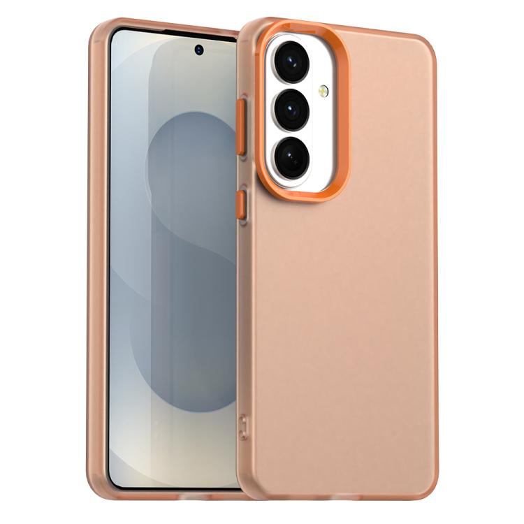 For Samsung Galaxy S26 5G Candy PC Hybrid TPU Shockproof Phone Case(Orange)